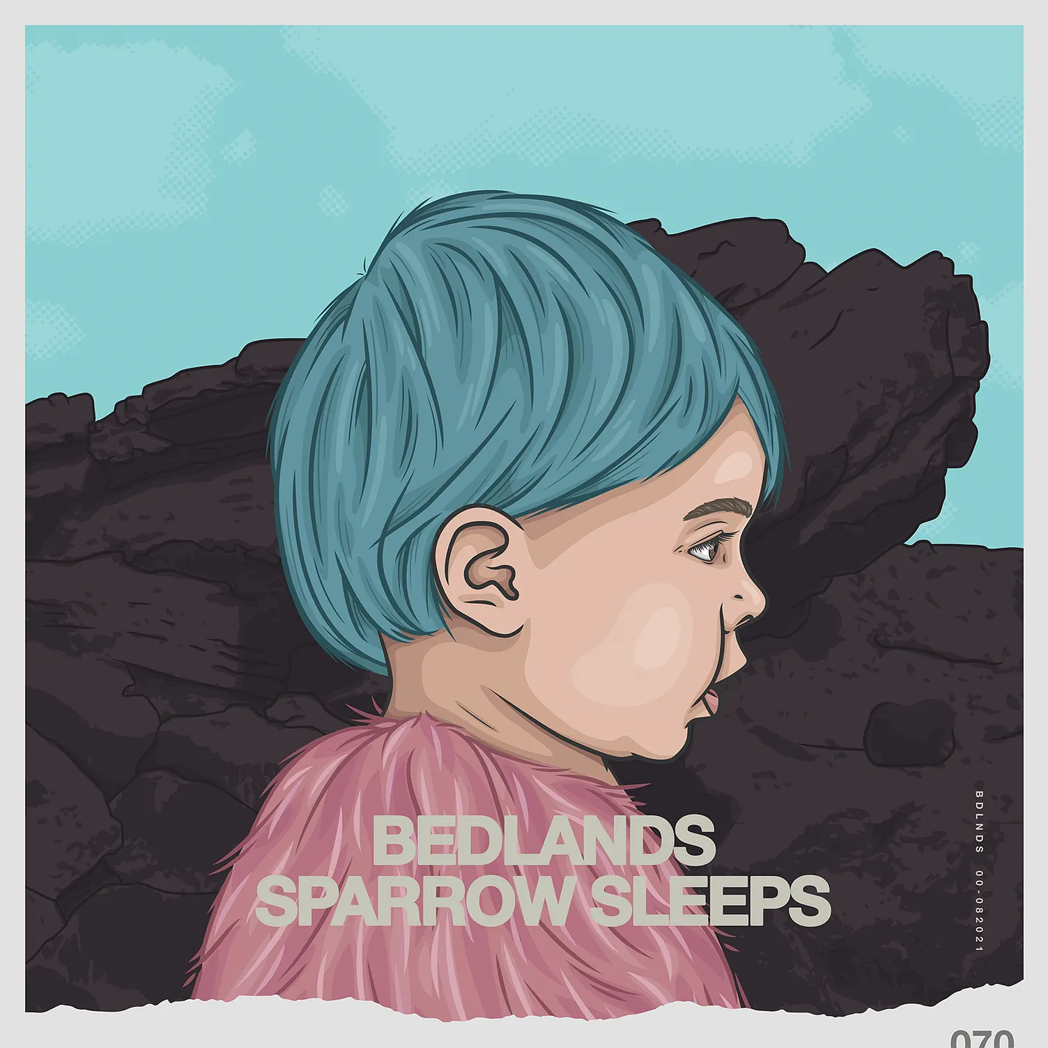 Sparrow Sleeps "Bedlands" album cover illustration
